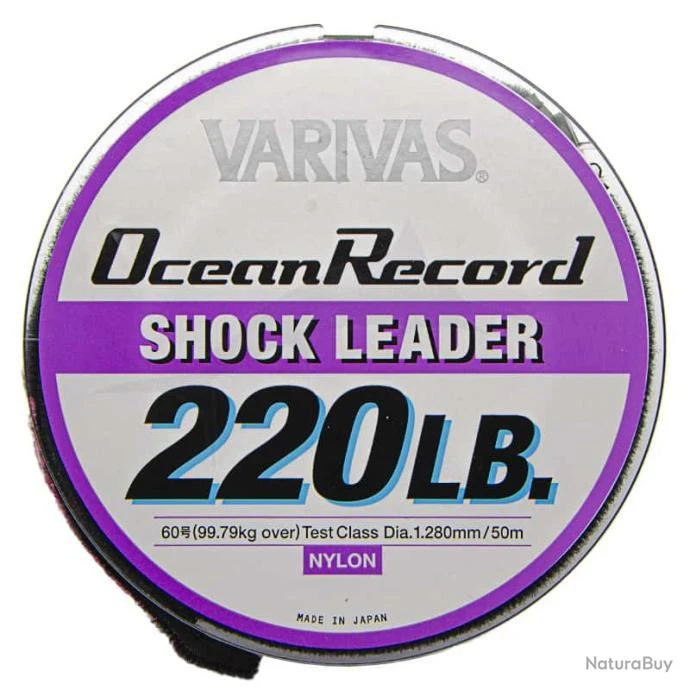 Varivas Ocean Record Shock Leader 220lb 3 Varivas Ocean Record Shock Leader 220lb