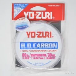 Yo-Zuri Fluorocarbon H.D. Carbon Rose 80lb