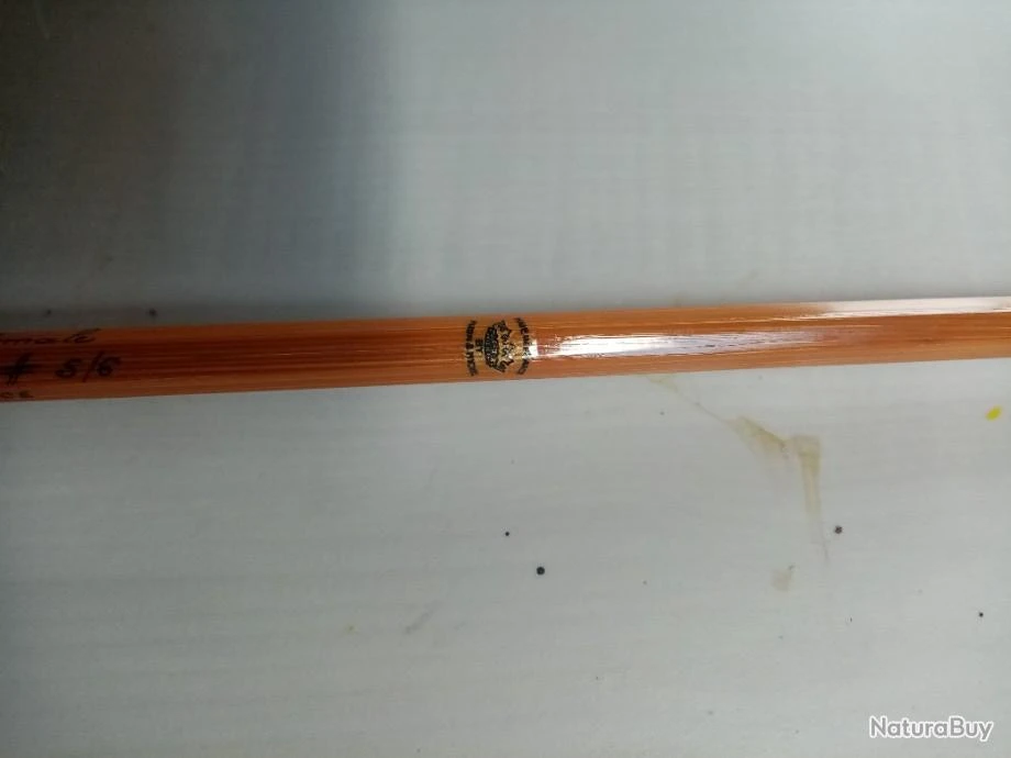 Canne Pêche à La Mouche En Bambou Refendu PEZON ET MICHEL 4 Canne Pêche à La Mouche En Bambou Refendu PEZON ET MICHEL – Image 2