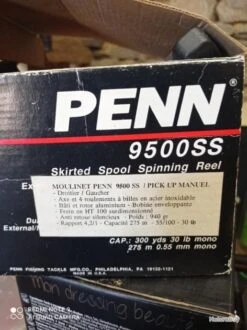 Moulinet Pêche PENN 9500SS -Daiwaori Magasin 00002 moulinet peche PENN 9500SS