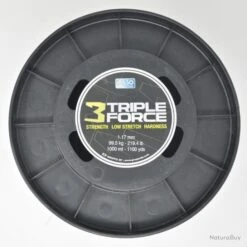 Asso Nylon Triple Force 220lb 1000m Gris Acier