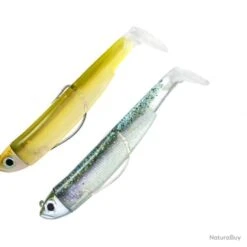 Fiiish Double Combo Black Minnow 120 Shore - 12cm - 12g - Taille 3 Ghost Minnow - Wakasagi