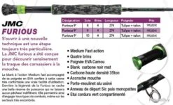 JMC Furious Fly 9' Soie 10 4 Brins Canne Carnassier Mer JMC 7 JMC Furious Fly 9' Soie 10 4 Brins Canne Carnassier Mer JMC -Daiwaori Magasin 00003 JMC Furious Fly 9 Soie 10 4 Brins Canne Carnassier Mer JMC