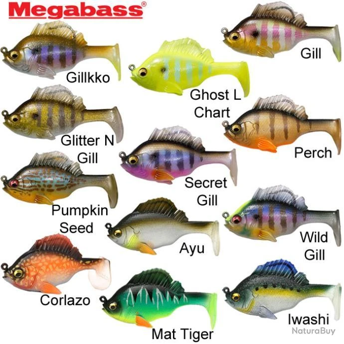 Leurre Sleeper Gill Megabass 3.2 3/4 - 8cm Gill 5 Leurre Sleeper Gill Megabass 3.2 3/4 - 8cm Gill – Image 3
