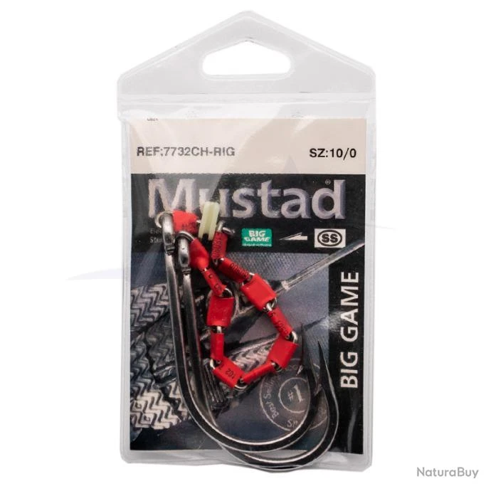 Mustad Chain Rig 10/0 7732 3 Mustad Chain Rig 10/0 7732