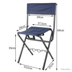 Siège Chaise De Pêche Pliante Avec Porte-Cannes à Pêche Porte-Gaules Intégré Taille Adulte Bleu -Daiwaori Magasin 00003 Siege Chaise de Peche Pliante avec Porte Cannes a Peche Porte Gaules Integre Taille Adulte Bleu
