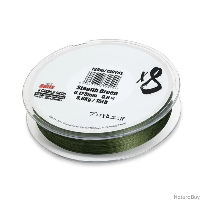 Sufix X8 Braid 150m 0,104mm 3 Sufix X8 Braid 150m 0,104mm