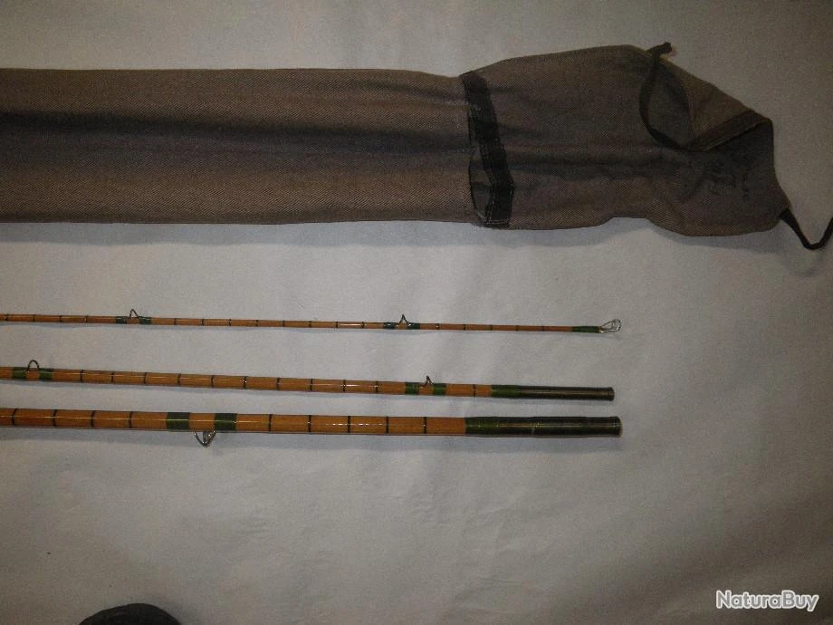 Canne Mouche Bambou Refendu "wet Fly 11.6' Langholm" 3 Brins 5 Canne Mouche Bambou Refendu "wet Fly 11.6' Langholm" 3 Brins – Image 3