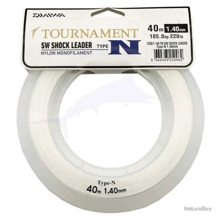 Daiwa Shock Leader Type Nylon 220lb 3 Daiwa Shock Leader Type Nylon 220lb