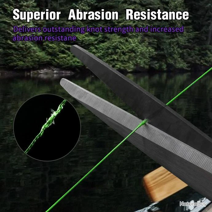 Fil De Peche Multifilament PE 8 Brins 300m, Couleur: Au Choix, Modele: 0.235mm 16.3kg 6 Fil De Peche Multifilament PE 8 Brins 300m, Couleur: Au Choix, Modele: 0.235mm 16.3kg – Image 4