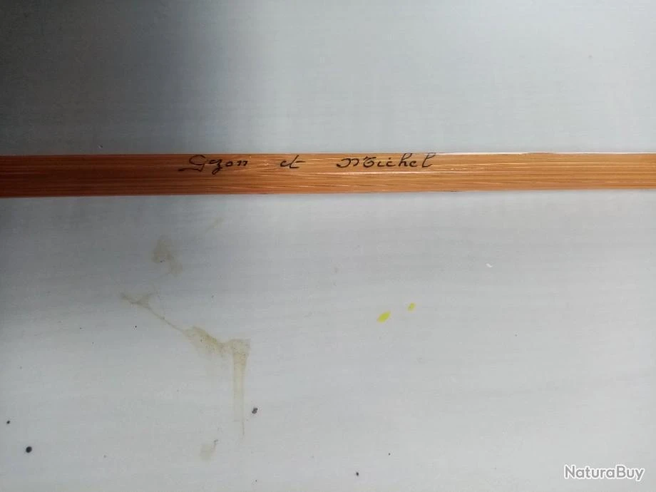 Canne Pêche à La Mouche En Bambou Refendu PEZON ET MICHEL 6 Canne Pêche à La Mouche En Bambou Refendu PEZON ET MICHEL – Image 4