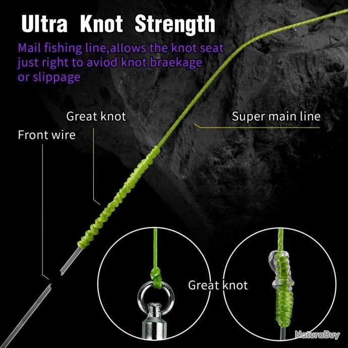Fil De Peche Multifilament PE 8 Brins 300m, Couleur: Au Choix, Modele: 0.235mm 16.3kg 7 Fil De Peche Multifilament PE 8 Brins 300m, Couleur: Au Choix, Modele: 0.235mm 16.3kg – Image 5