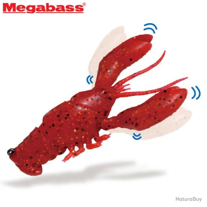 Leurre Megabass Sleeper Craw 3 5/8 Grass Craw 7 Leurre Megabass Sleeper Craw 3 5/8 Grass Craw – Image 5