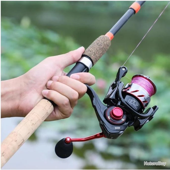 Canne à Pêche Spinning Ultra-légère En Carbone, 6 Sections, 3m 8 Canne à Pêche Spinning Ultra-légère En Carbone, 6 Sections, 3m – Image 6