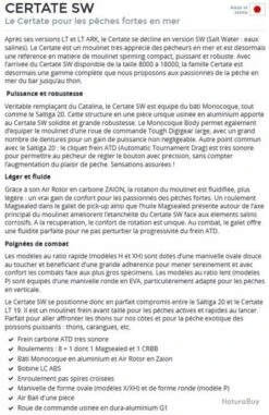 Certate SW 8000 P Moulinet Spinning Peche Exo Daiwa 6 Certate SW 8000 P Moulinet Spinning Peche Exo Daiwa -Daiwaori Magasin 00006 Certate SW 8000 P Moulinet Spinning Peche Exo Daiwa