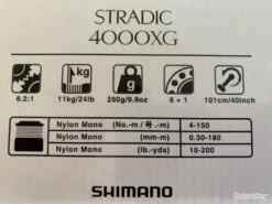 Moulinet Spinning Shimano Stradic 4000XG -Daiwaori Magasin 00006 Moulinet spinning shimano stradic 4000XG