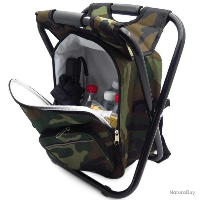 Tabouret Sac à Dos 3 En 1 Isotherme Pour Camping Randonnée Pêche Festival Plage 9 Tabouret Sac à Dos 3 En 1 Isotherme Pour Camping Randonnée Pêche Festival Plage – Image 7