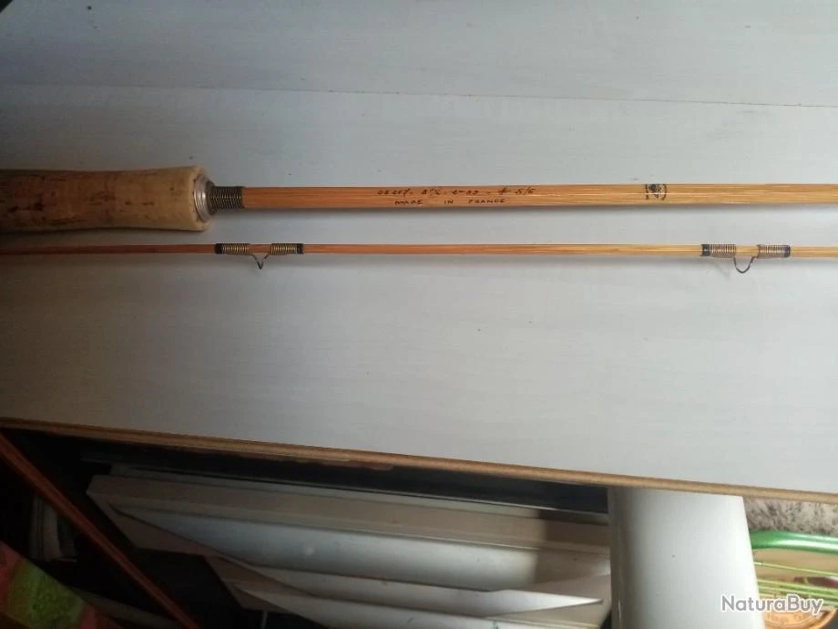 Canne Pêche à La Mouche En Bambou Refendu PEZON ET MICHEL 10 Canne Pêche à La Mouche En Bambou Refendu PEZON ET MICHEL – Image 8