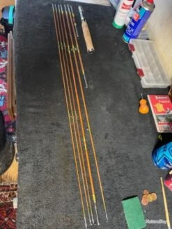 OCEAN Canne Mouche Bambou Revendu Transformable En Lancé -Daiwaori Magasin 00009 Canne mouche bambou revendu Transformable en lance