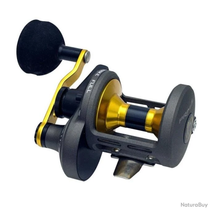 Moulinet Fin-Nor Primal Lever Drag Reel - 10 / Gauche / Gris / Or 3 Moulinet Fin-Nor Primal Lever Drag Reel - 10 / Gauche / Gris / Or